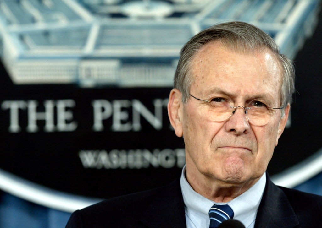 Donald Rumsfeld, architect of wars in Iraq and Afghanistan, dies at 88