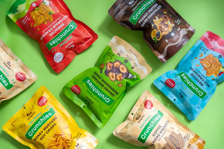 Healthy snacks in happy packaging from S’pore brand Crunchies, Food News & Top Stories