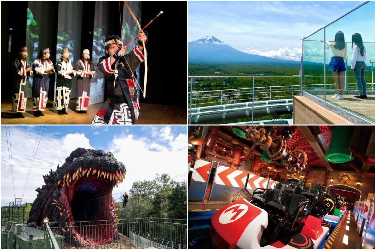 Zipline into a Godzilla statue: Attractions from Hokkaido to Okinawa