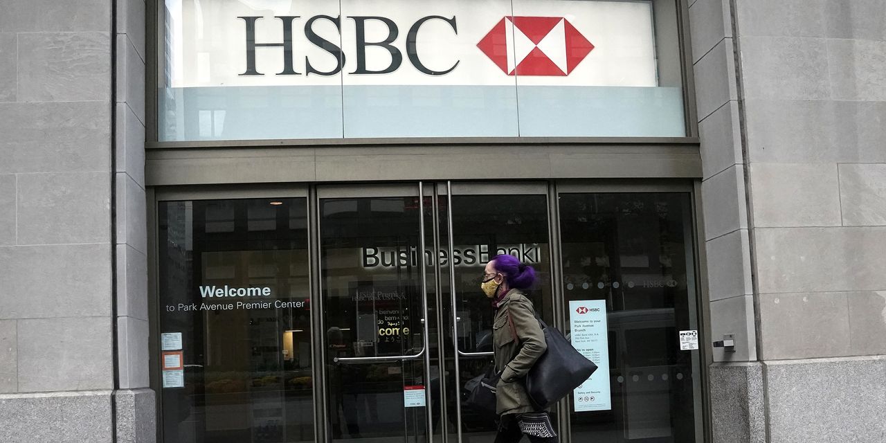 HSBC’s Profit Rises as Pandemic Provisions Recede