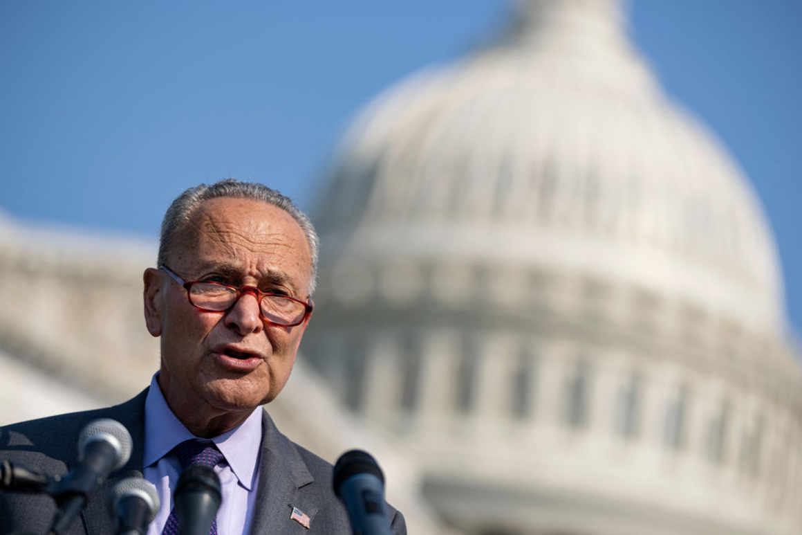 Schumer weaponizes August recess to advance Biden agenda