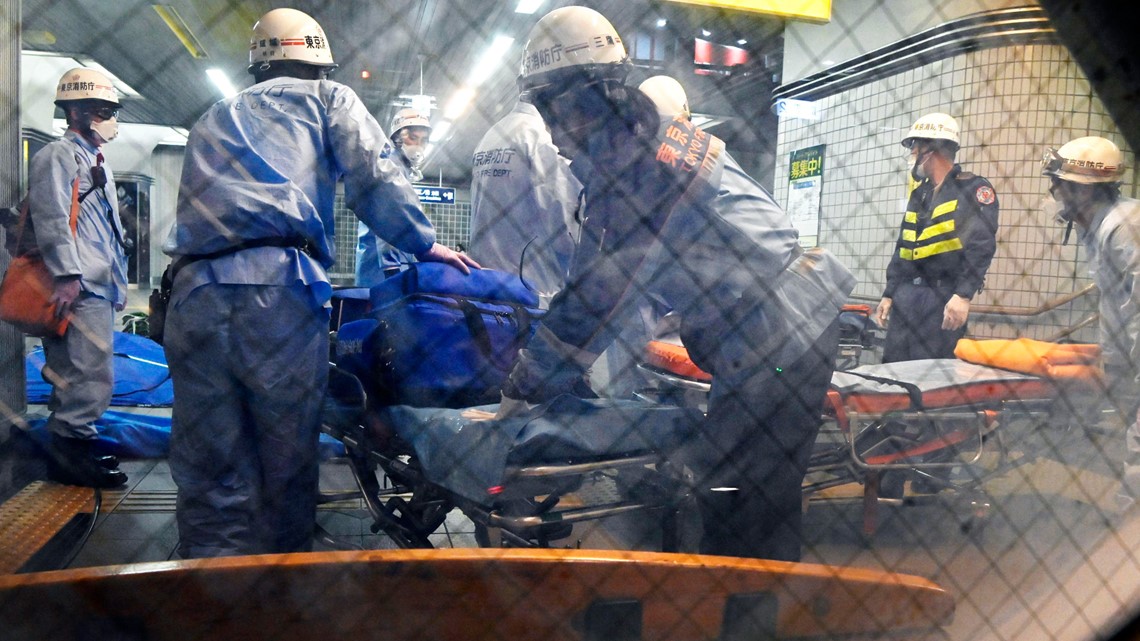 Tokyo train stabbing: At least 10 passengers injured