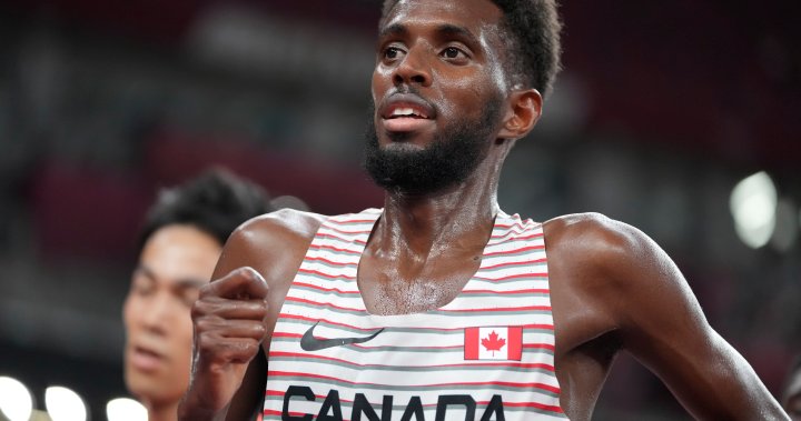 Canada’s Mohammed Ahmed wins silver in 5,000-metre race at Olympics