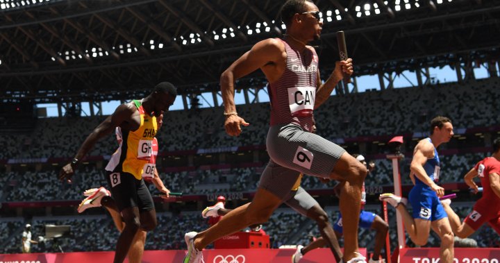 Canada takes Olympic bronze in men’s 4×100-metre relay – National