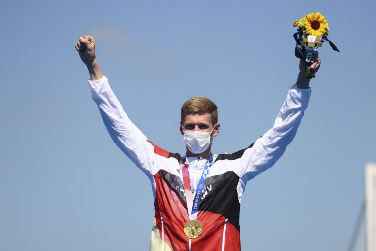 Olympics: Germany’s Florian Wellbrock doubles up to win marathon swim, Sport News & Top Stories