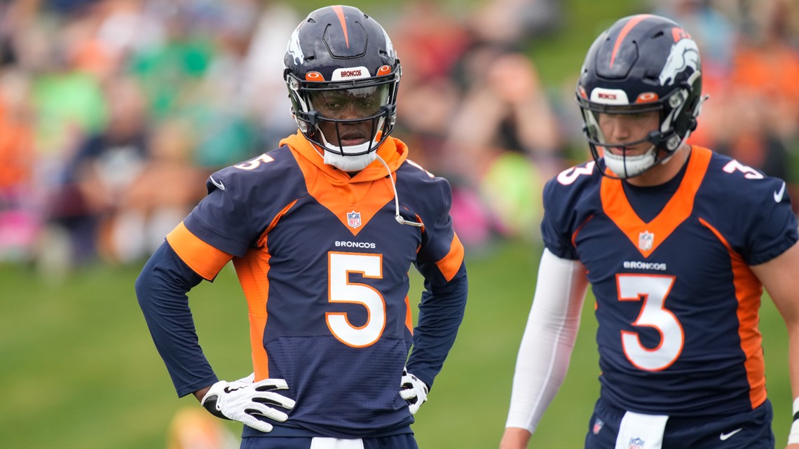 Broncos QB battle training camp Drew Lock Teddy Bridgewater