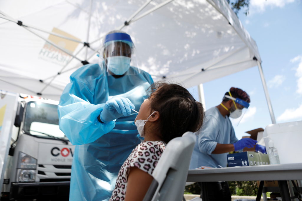 News Wrap: COVID-19 vaccination mandates spread in the U.S. as the delta variant surges