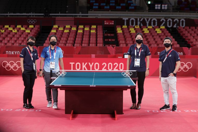 Olympics: Singapore quartet leading the way in table tennis event’s operations, Sport News & Top Stories