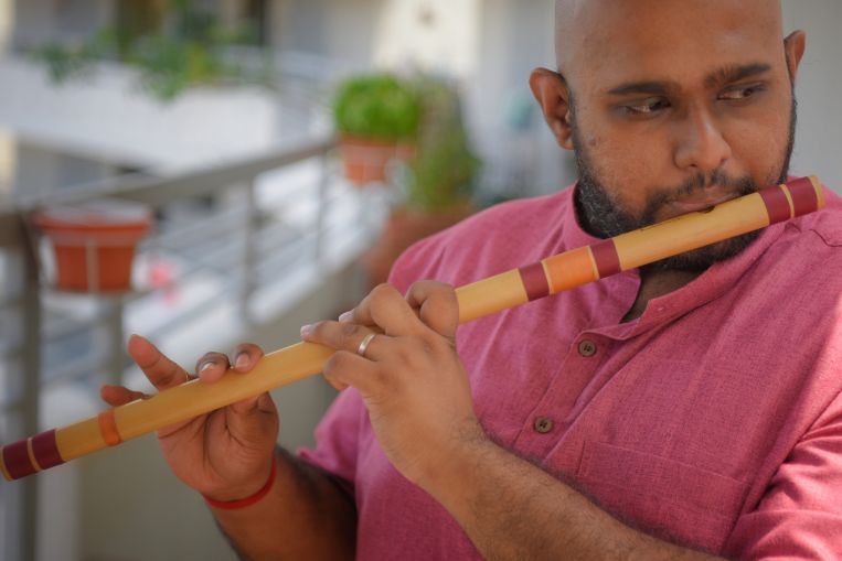 Unsung S’pore Icons: Indian classical flautist Niranjan Pandian connects souls through music, Life News & Top Stories