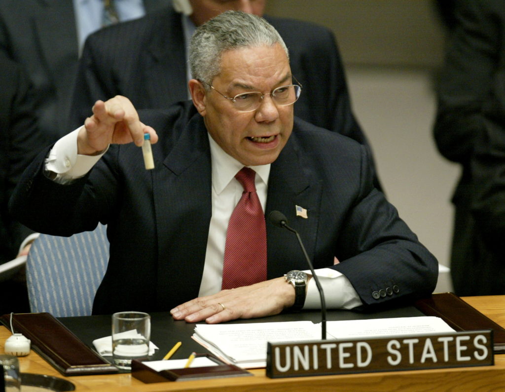 Iraqis still blame Powell for role in Iraq war