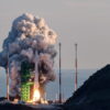 South Korea test launches 1st domestically made space rocket