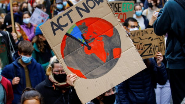 Campaigners stage climate protests across the world