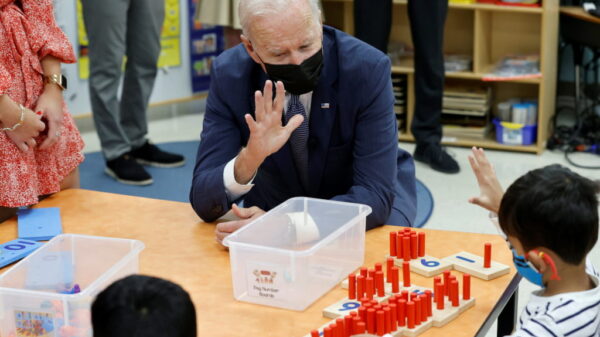 WATCH: Biden visits New Jersey preschool during infrastructure deal push