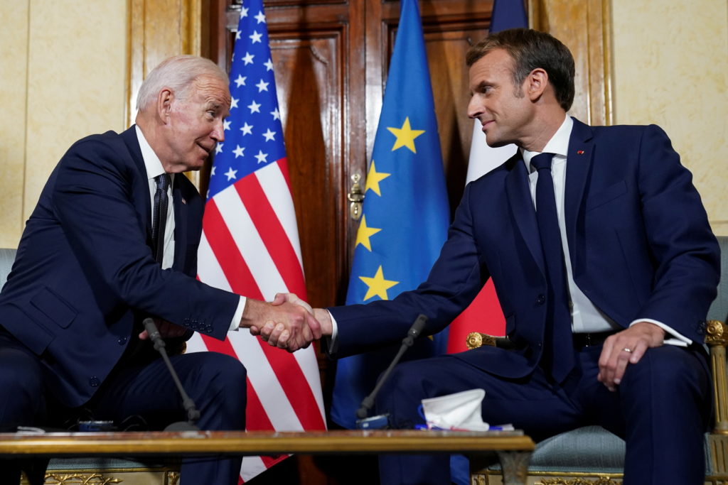 Biden tells Macron U.S. was ‘clumsy’ in Australia submarine deal