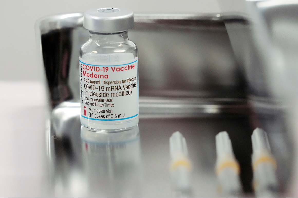 Tensions grow between Moderna, White House over vaccine production
