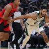 Raptors beat Celtics 115-83, spoil home opener