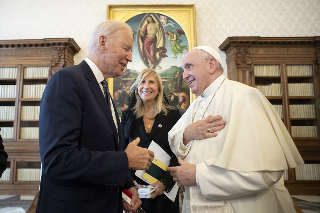 Biden receives Communion in Rome amid debate in US