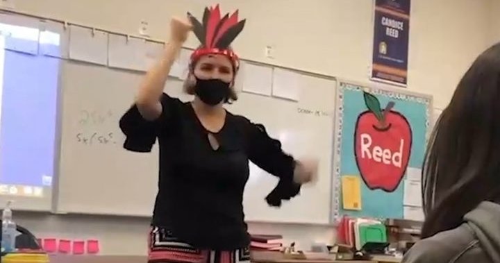 California high school teacher on leave after ‘offensive’ Native American depiction – National