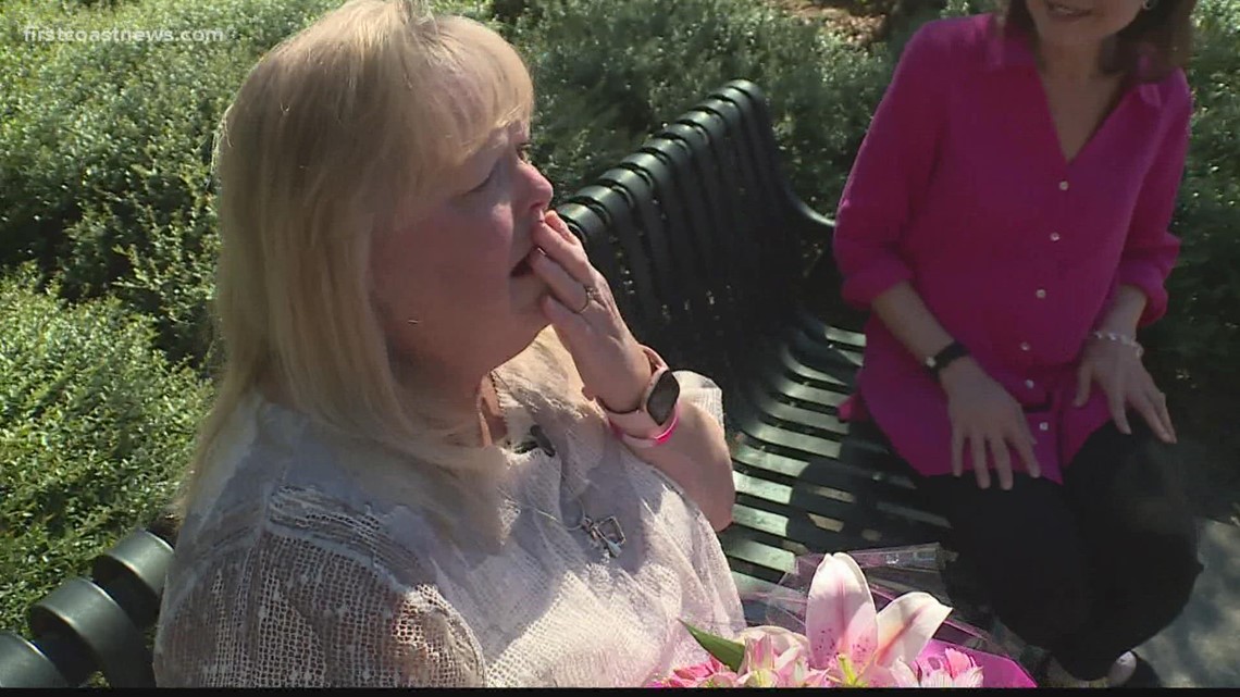 Florida breast cancer survivor brought to tears by surprise