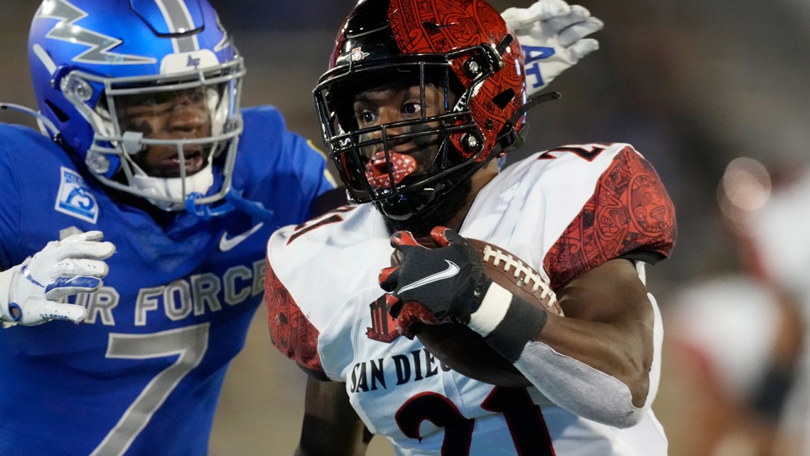 San Diego State University football defeats Air Force