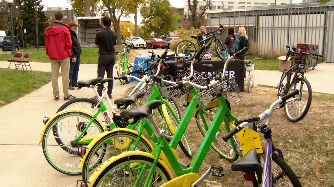 New protected bike lane opens in Denver