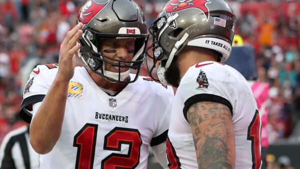 Mike Evans accidentally gives fan Tom Brady’s 600th touchdown football