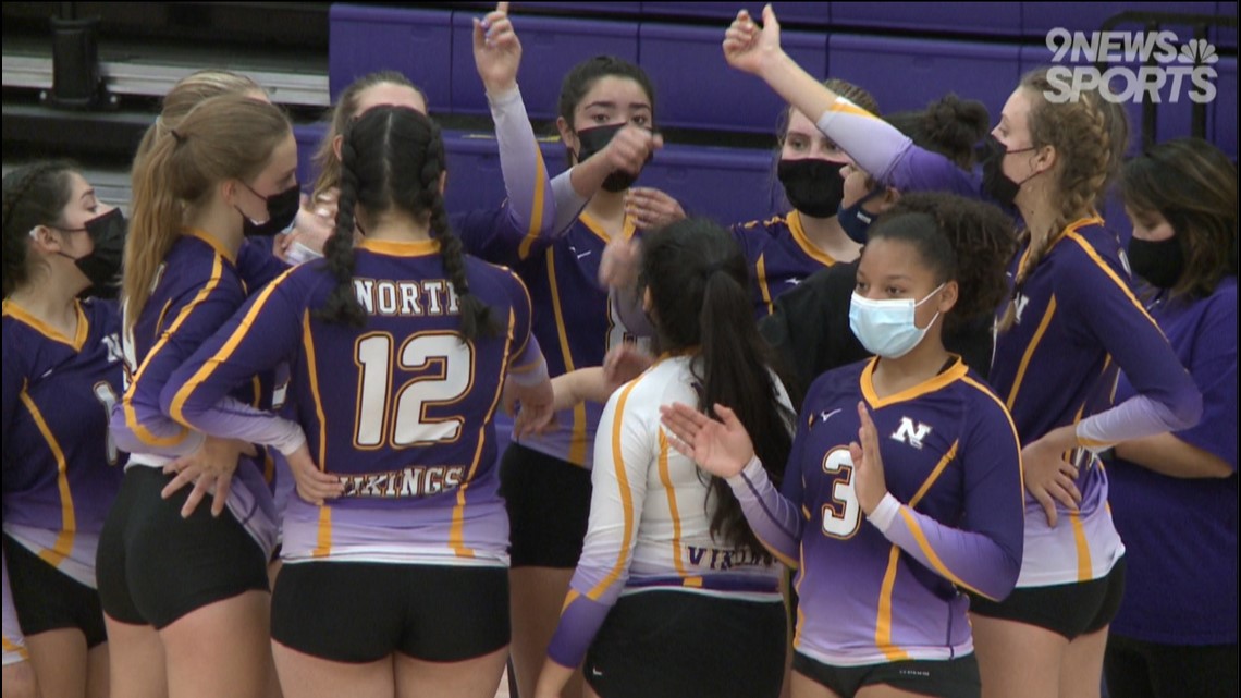 Denver North High School girls volleyball sweeps past Smoky Hill