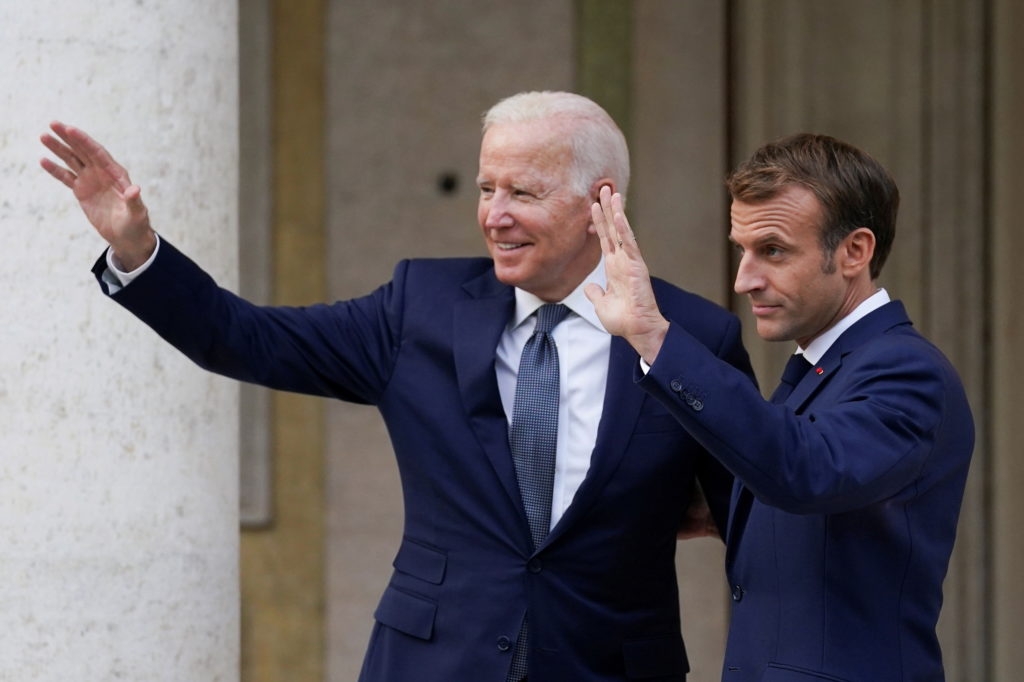 Biden admits to ‘clumsy’ handling of nuclear submarine deal in meeting with Macron