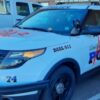 Louisville PD car vandalized | 9news.com