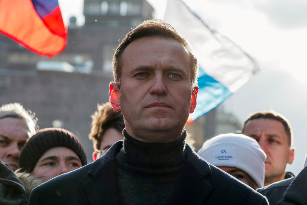 Jailed Russian opposition leader Navalny wins top EU prize