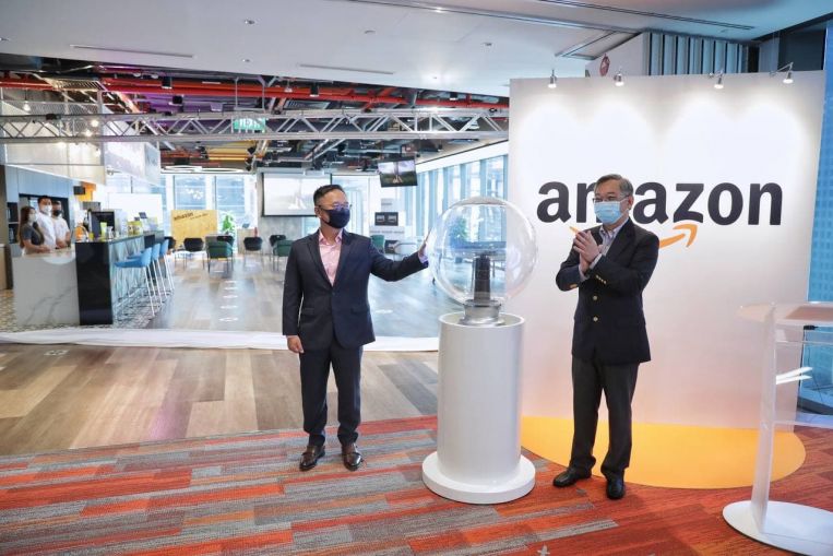 Amazon to create 200 more jobs in Singapore, opens new office over 3 floors at Asia Square, Companies & Markets News & Top Stories