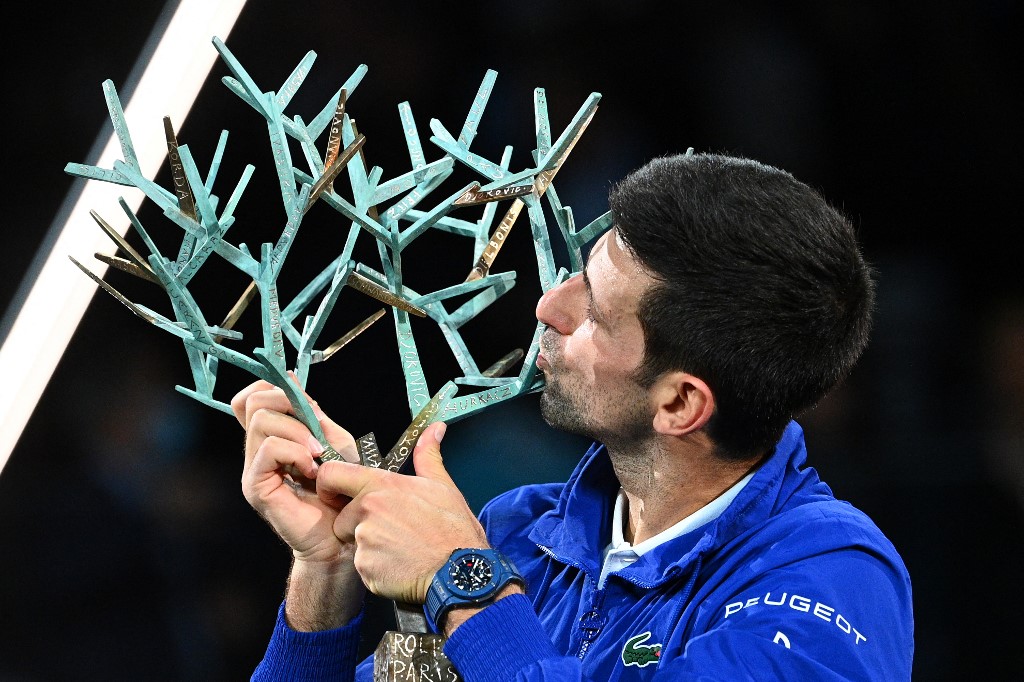 Djokovic bests Medvedev for 37th Masters title in Paris