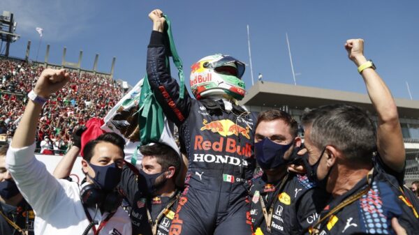 Sergio Perez lives the dream on home Mexico City podium