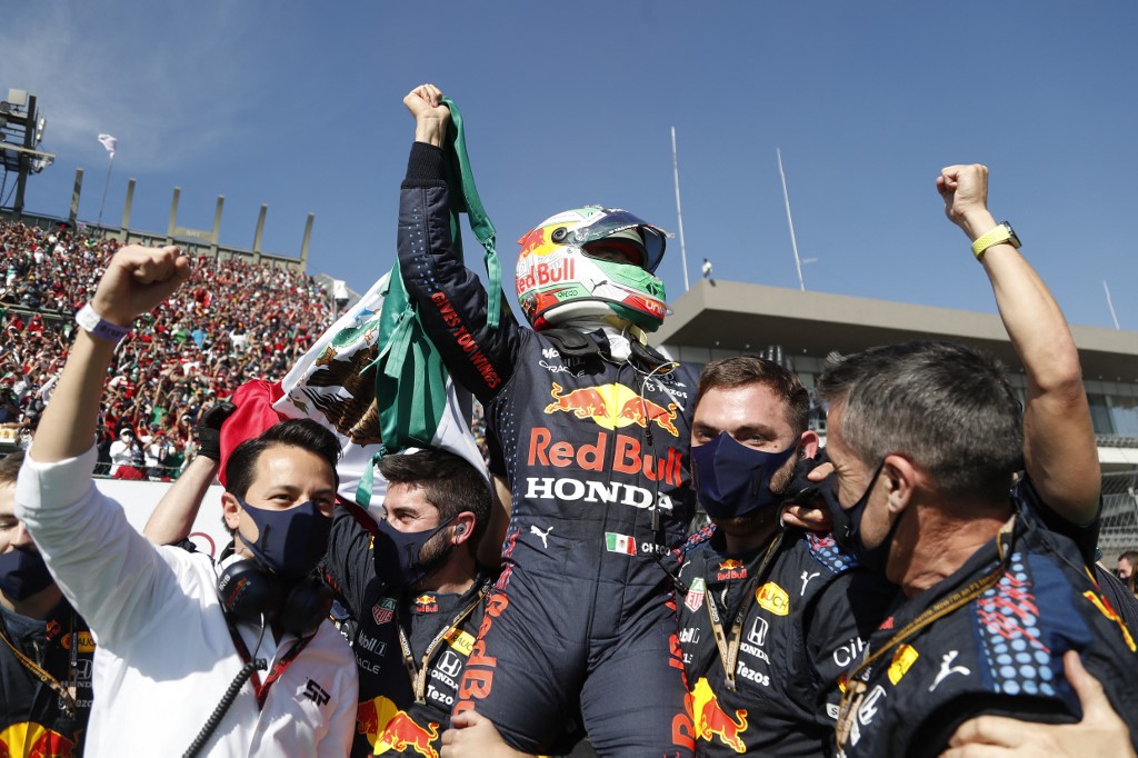 Sergio Perez lives the dream on home Mexico City podium