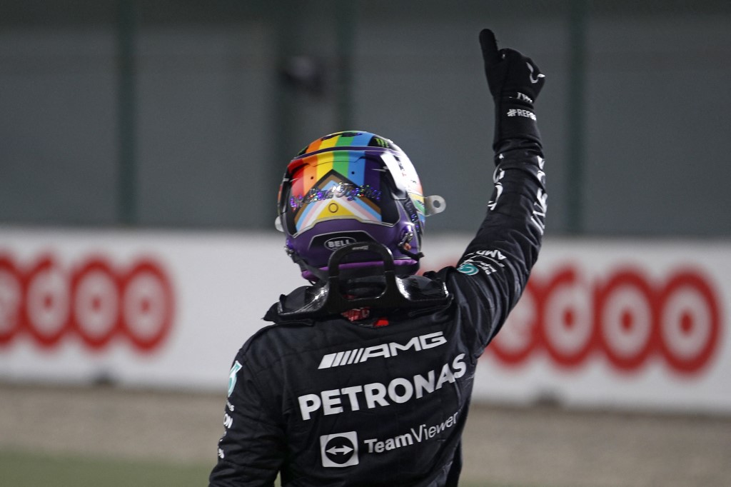 Hamilton hits ‘candy’ spot to say inaugural Qatar GP pole