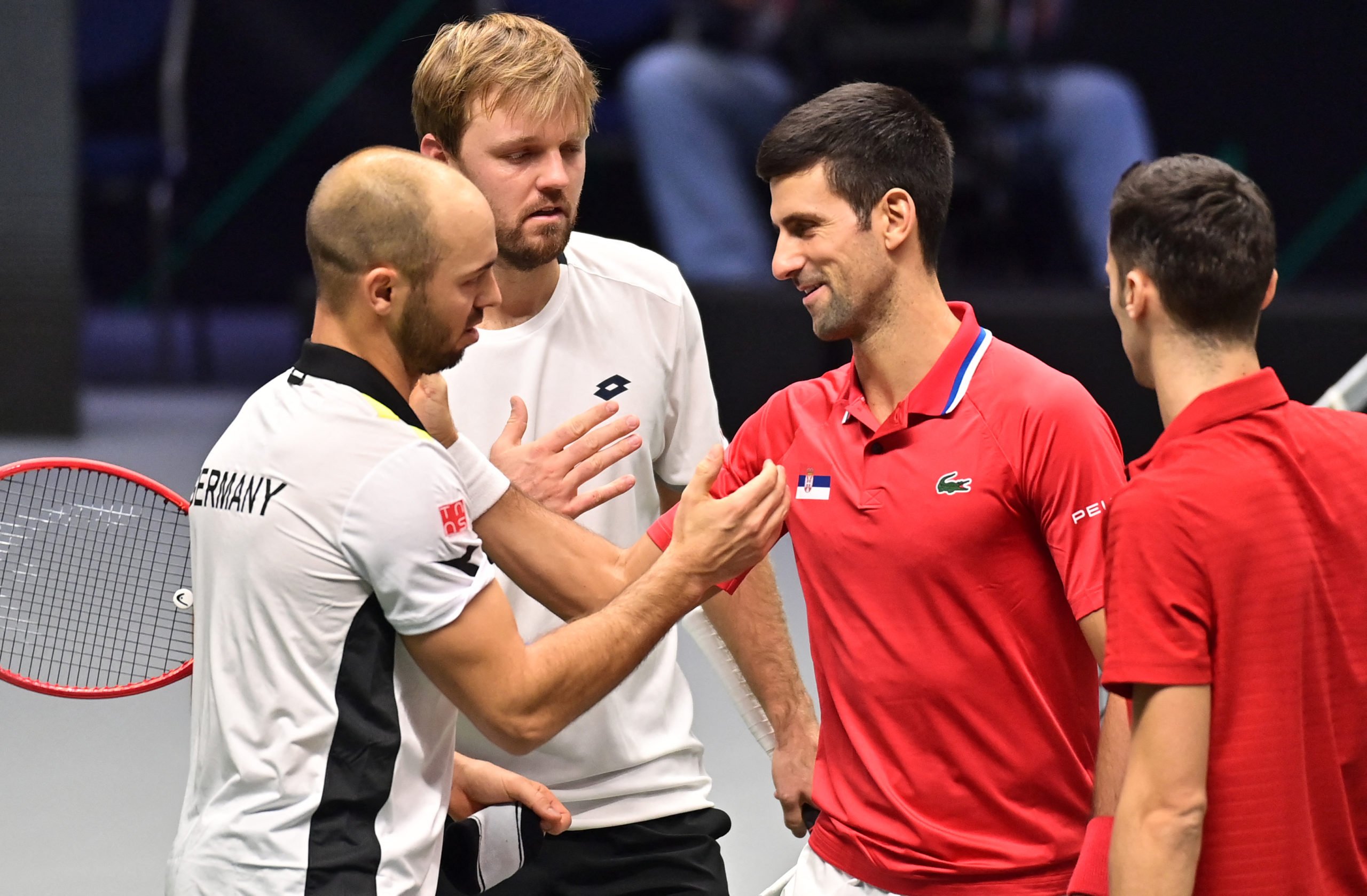 Davis Cup: Djokovic’s Serbia surprised by Germany, Medvedev leads Russians to victory