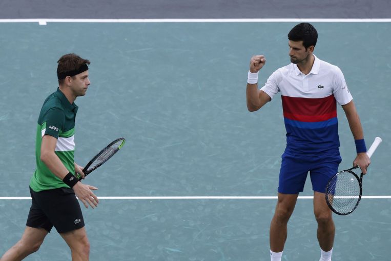 Tennis: Djokovic makes winning return in Paris doubles, Tennis News & Top Stories