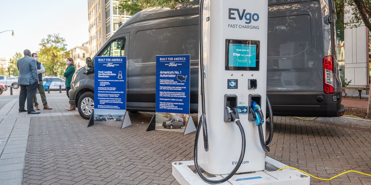 Electric-Vehicle Charging Stations Win Jolt of Energy in Congress