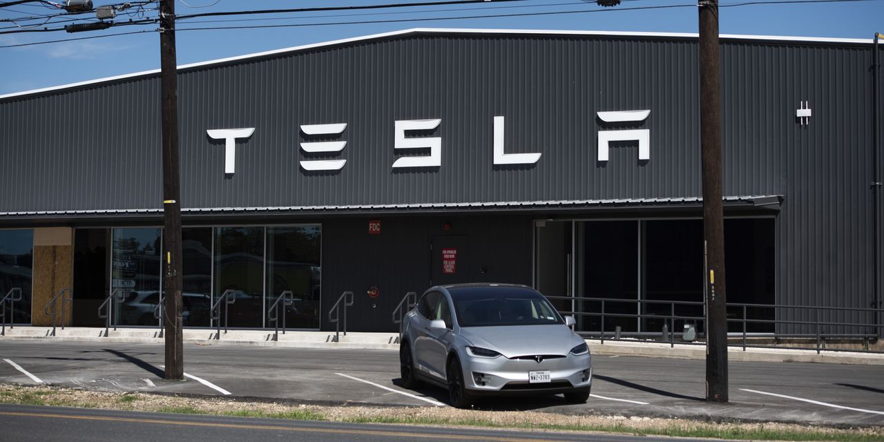 Tesla Share Price Edges Down Ahead of Market Open