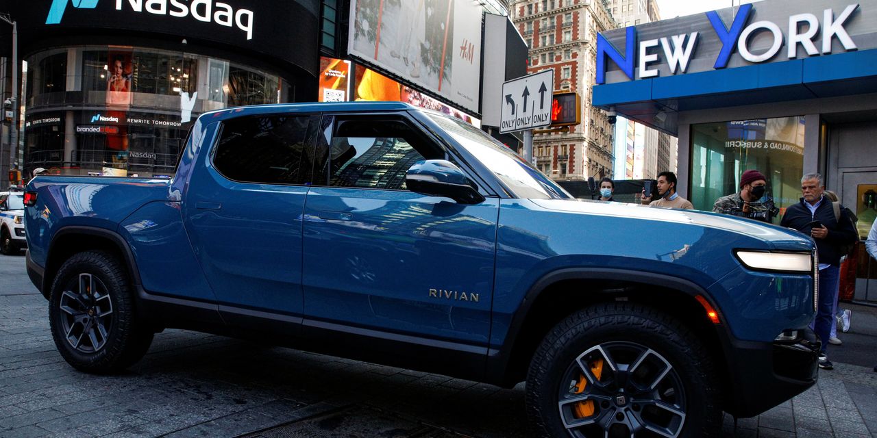 Rivian, Tesla Stock Prices Rise