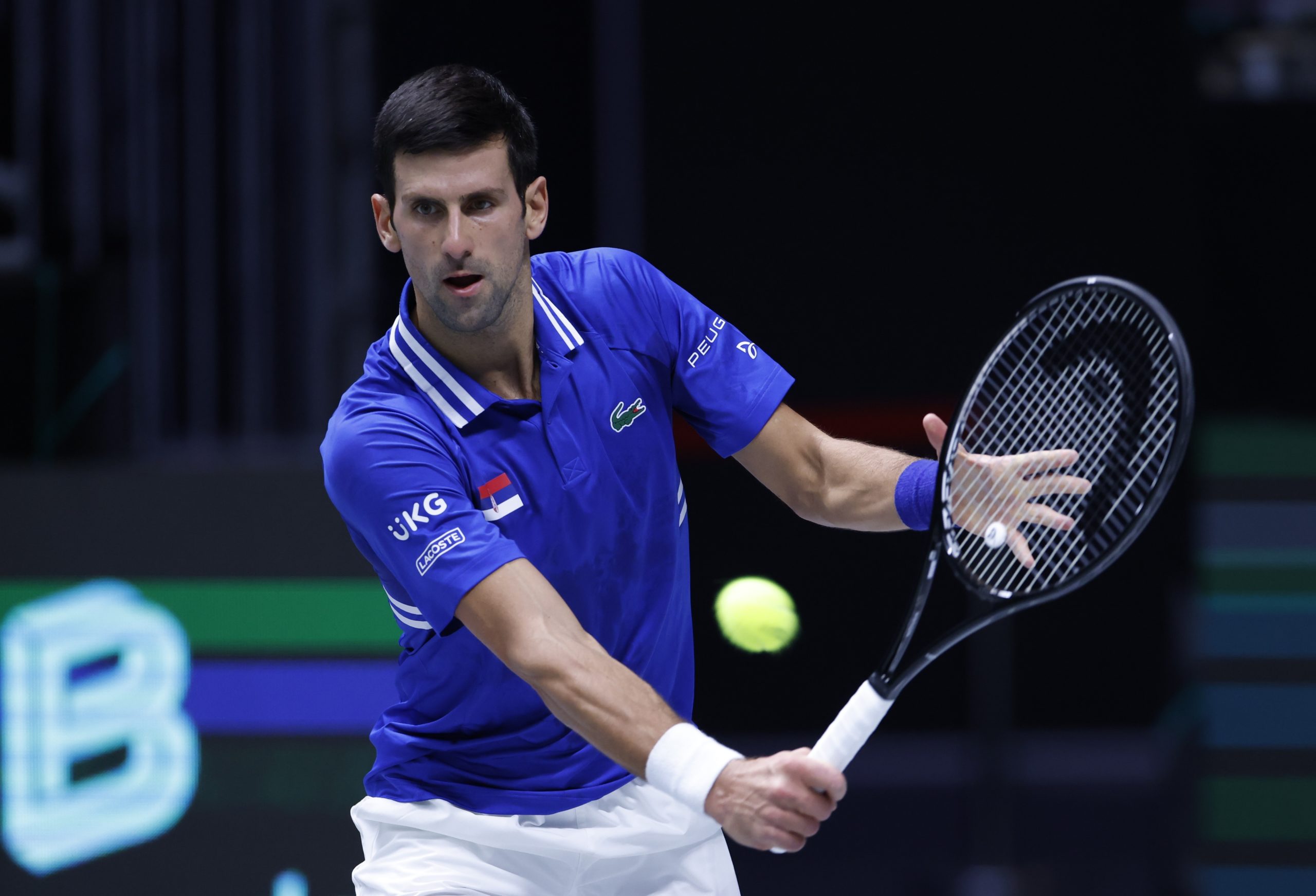 Djokovic offers Serbia 2-0 lead in Davis Cup Finals, Italy down U.S.