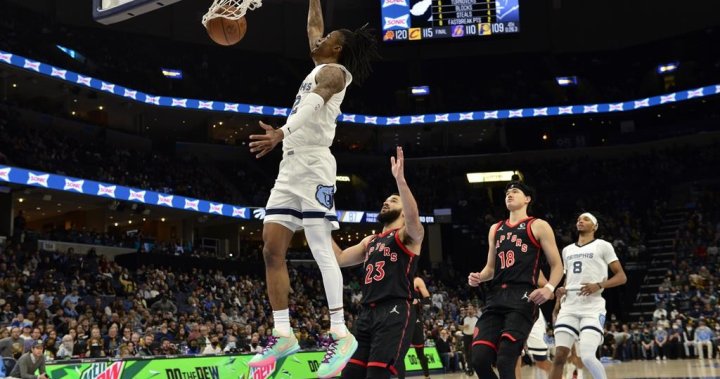 Raptors beat Grizzlies 126-113 with late rally