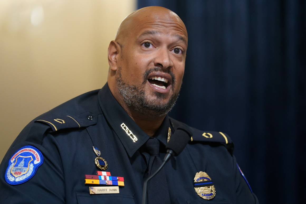 Dunn jumps into race to lead Capitol Police union after post-Jan. 6 testimony