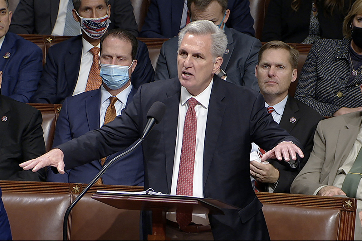 McCarthy derails Dem plans to vote on social spending invoice Thursday