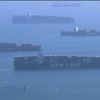 Line of cargo ships now stretches to San Diego’s shoreline