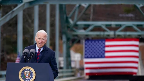 Biden Touts Infrastructure Invoice at Snowy, Rusty Bridge in NH