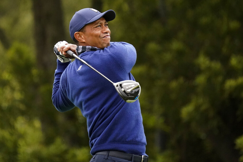 ‘Making progress’: Video of Tiger Woods hitting balls excites golf world