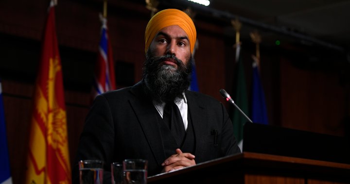 Coalition rumours are nothing but O’Toole ‘making stuff up,’ says NDP’s Singh – National