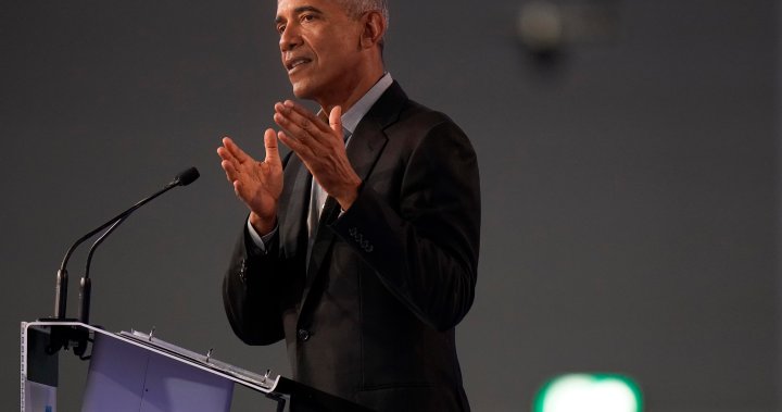 Obama tells COP26 countries must ‘act now’ to help poor nations tackle climate change – National