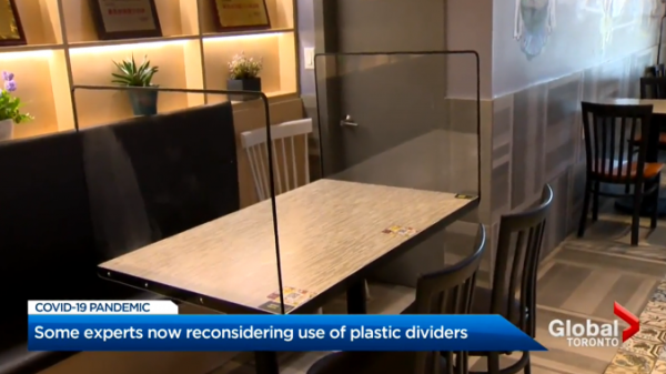 COVID-19: Plastic dividers broadly ineffective and even counterproductive, Ontario professional says